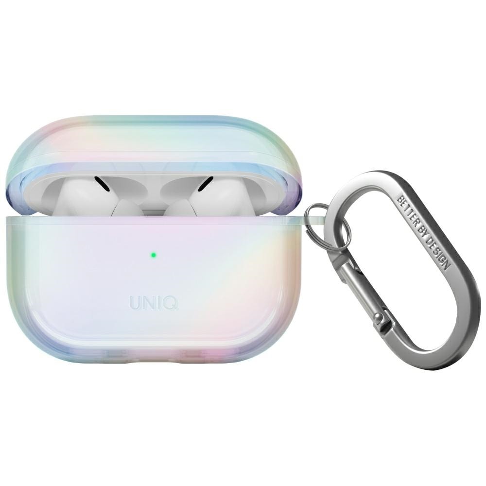 Uniq Iridescia AirPods Pro 2 Hang Case - Holo Valkoinen
