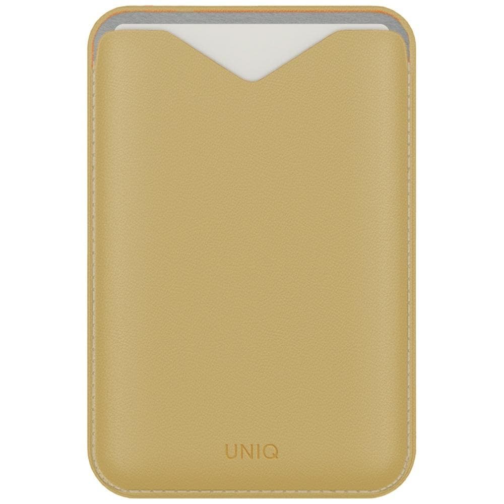 Uniq Lyden Evo magneettinen puhelimen lompakko - keltainen