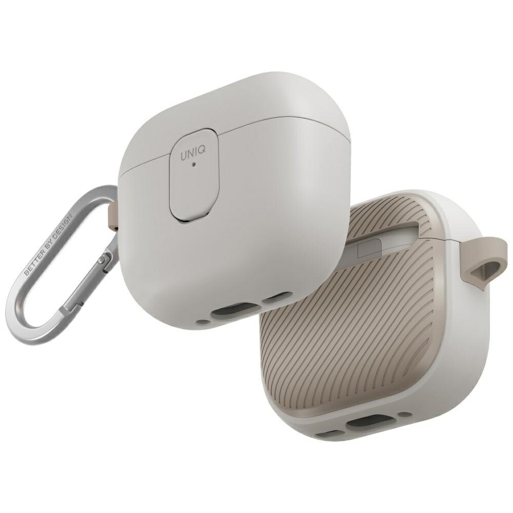 Uniq Clyde Lock -kotelo AirPods 4:lle - Beige