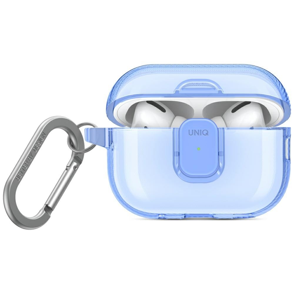 Uniq Glase Pro -kotelo AirPods Pro 2:lle - sininen