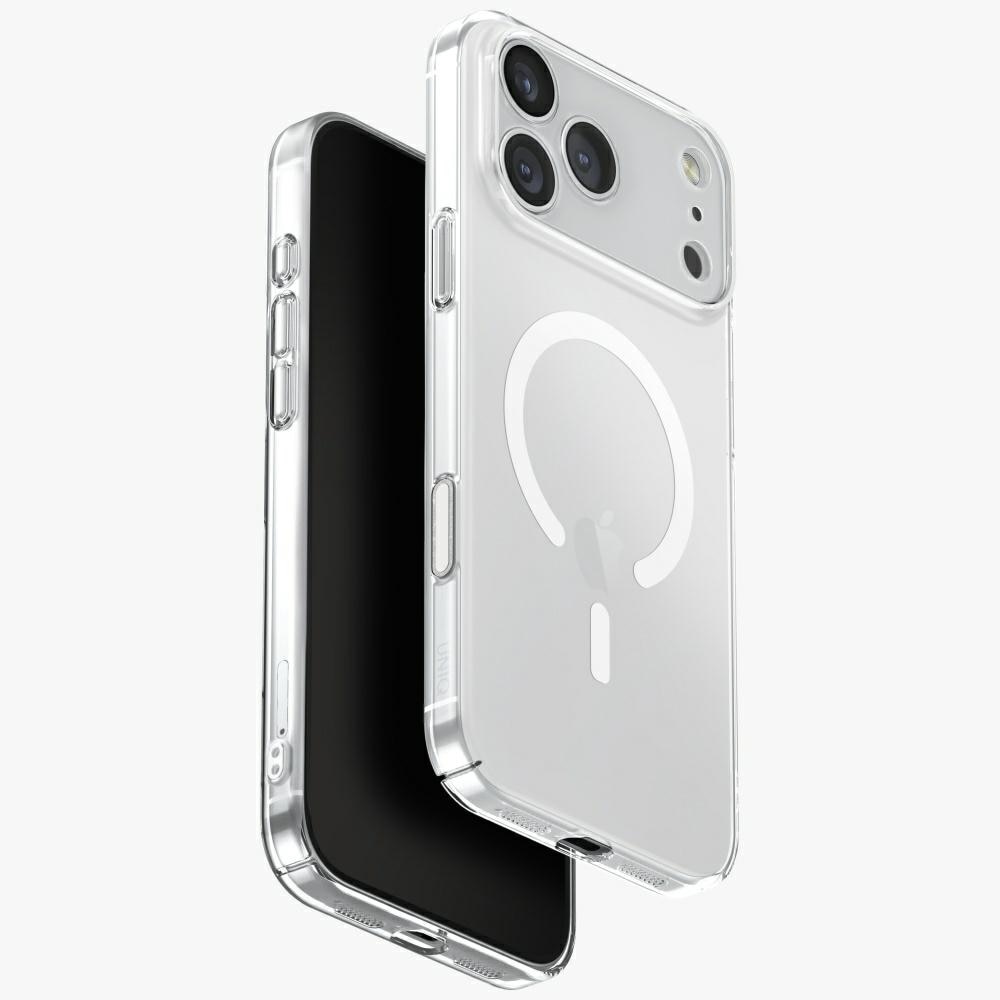 Uniq Airsuit Case for iPhone 17 Pro Max Magclick Charging - läpinäkyvä - läpinäkyvä