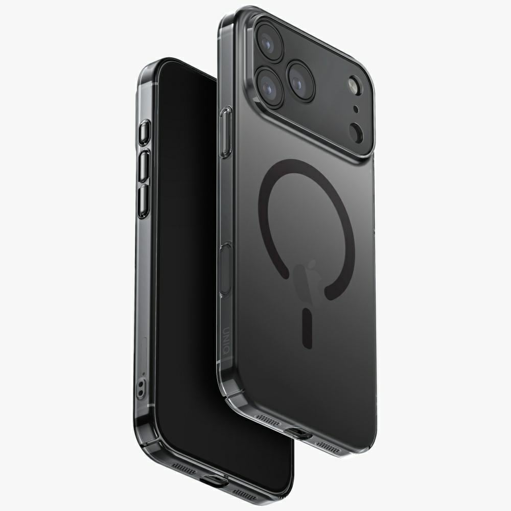 Uniq Airsuit Case for iPhone 17 Pro Max Magclick Charging - musta