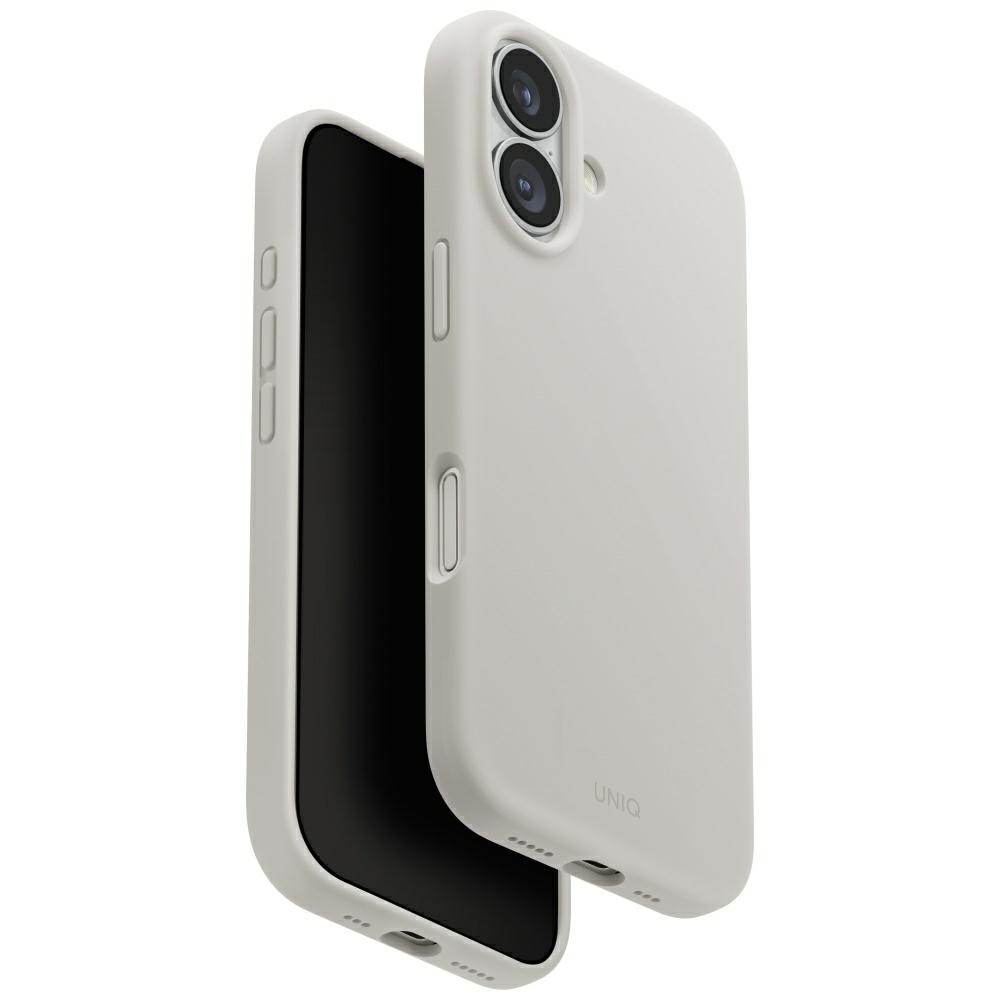Uniq Lino iPhone 17 Magclick-latauskotelo - harmaa