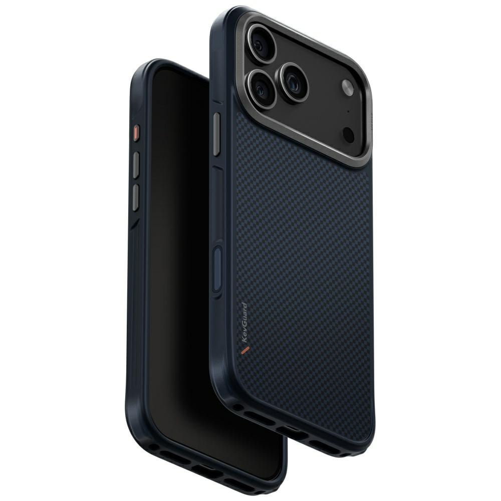 Uniq Keva Case for iPhone 17 Pro Max Magclick Charging - sininen