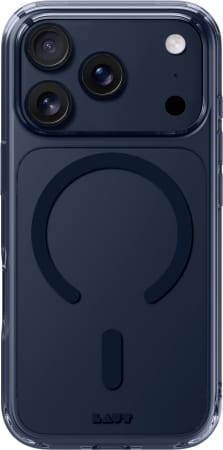 Laut Crystal Fluro MagSafe Case for iPhone 17 Pro - Clear Navy Blue - kirkas laivastonsininen