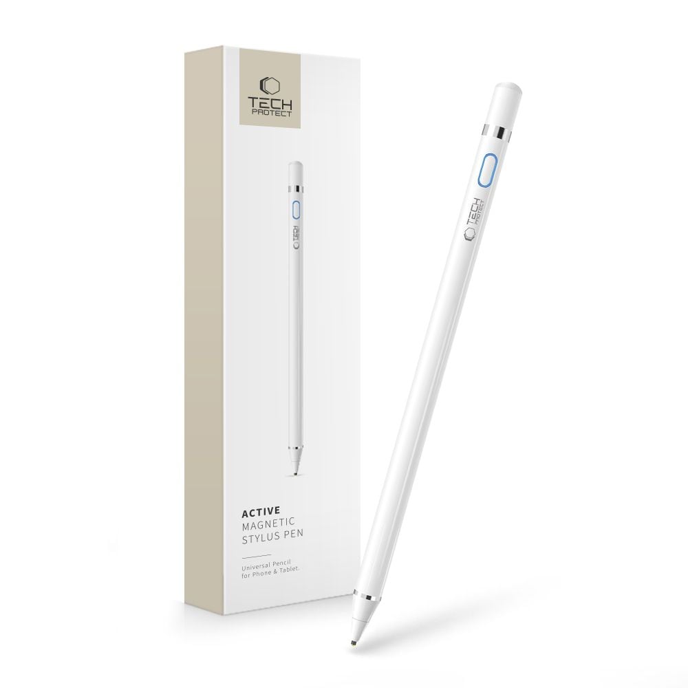 Tech-Protect Active Stylus Active - Valkoinen