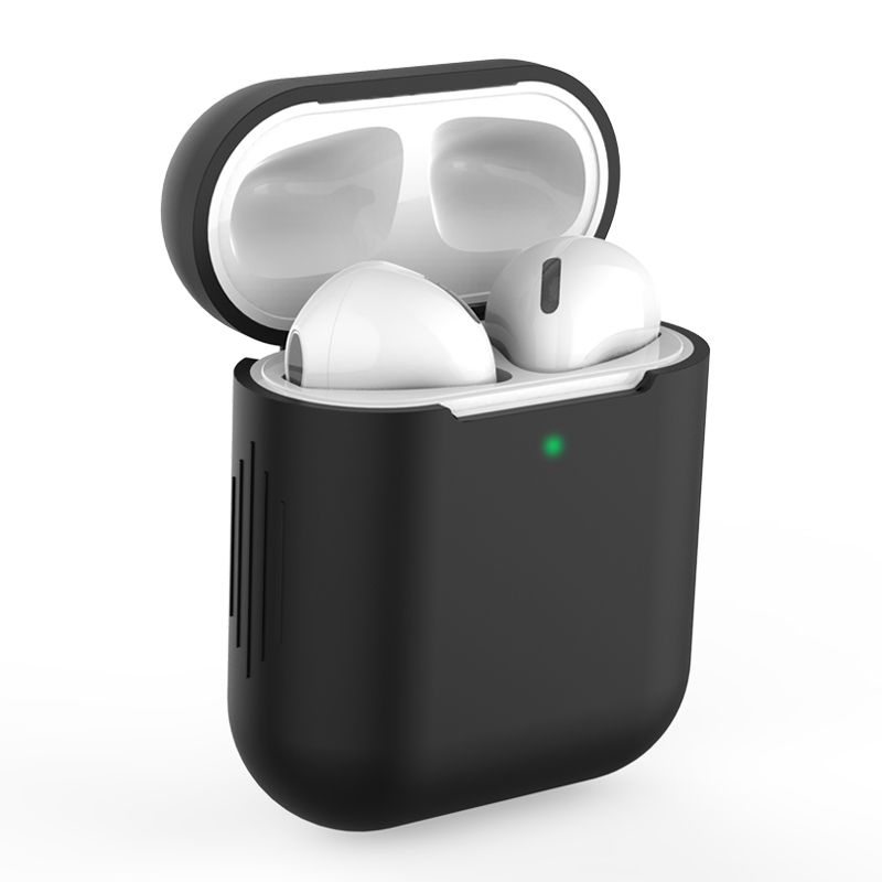 Tech-Protect Icon -kotelo AirPods 1 / 2 - musta
