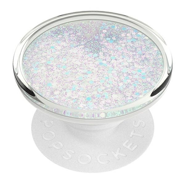 Popsockets 2 Tidepool Halo Valkoinen pidike ja puhelimen jalusta