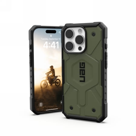 UAG Pathfinder Magsafe iPhone 16 Pro kotelo - vihreä