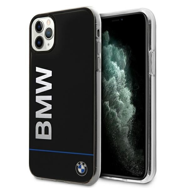 BMW Signature Printed Logo Case for iPhone 11 Pro Max - musta