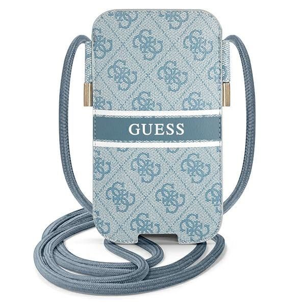 Guess Käsilaukku GUPHM4GDBL 6.1" sininen/sininen kovakotelo 4G Stripe