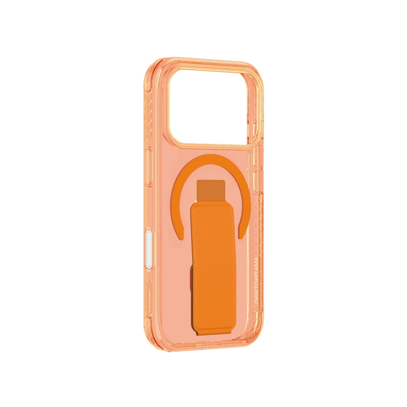 AmazingThing Titan Pro Holder -kotelo iPhone 17 Pro Maxille yhteensopiva MagSafe - oranssi - kanssa