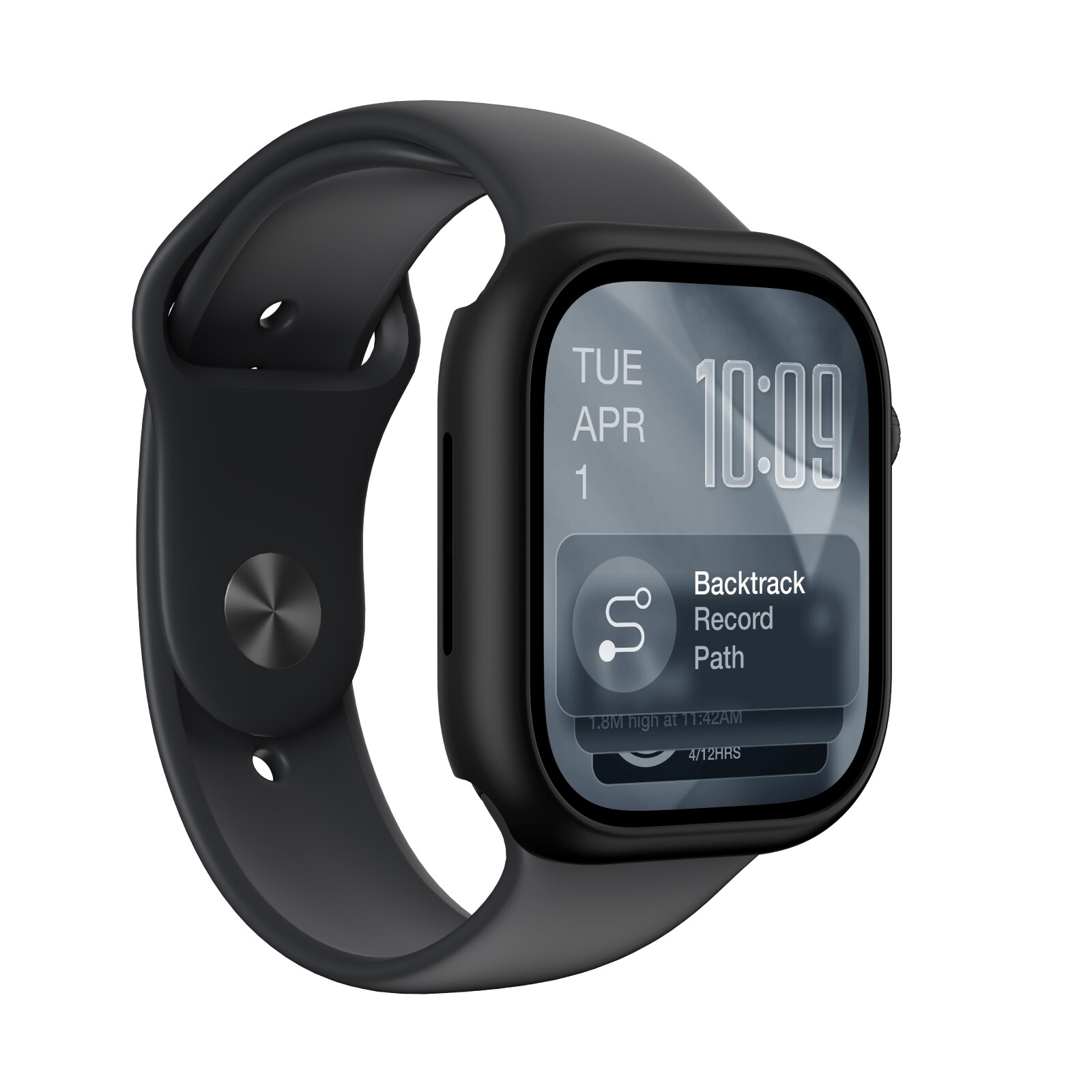 AmazingThing Minimaalinen suojakotelo Apple Watch Series 11 46mm - musta - musta