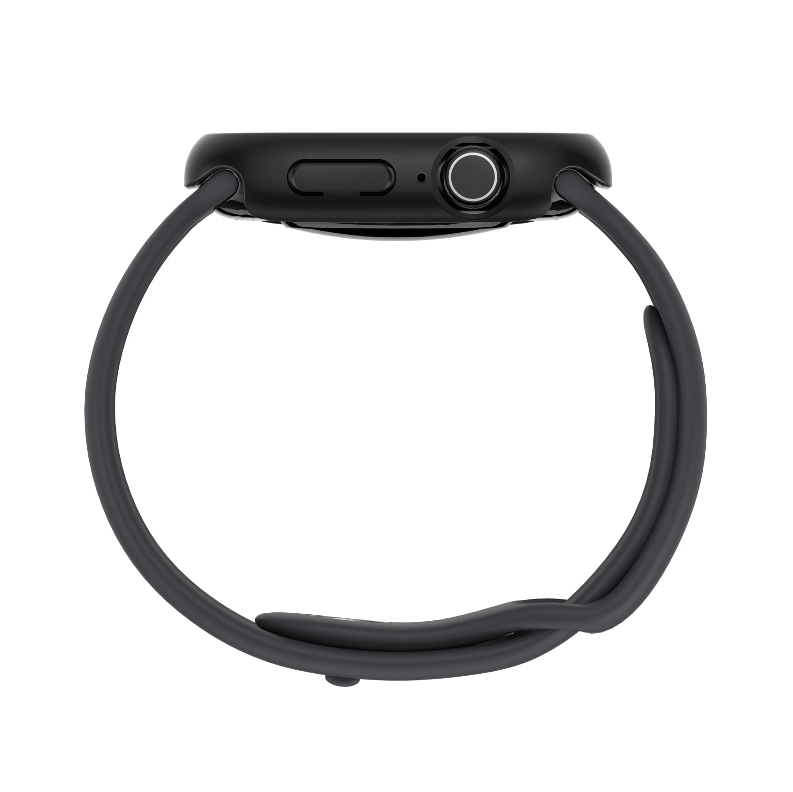 AmazingThing Minimaalinen suojakotelo Apple Watch Series 11 46mm - musta - musta