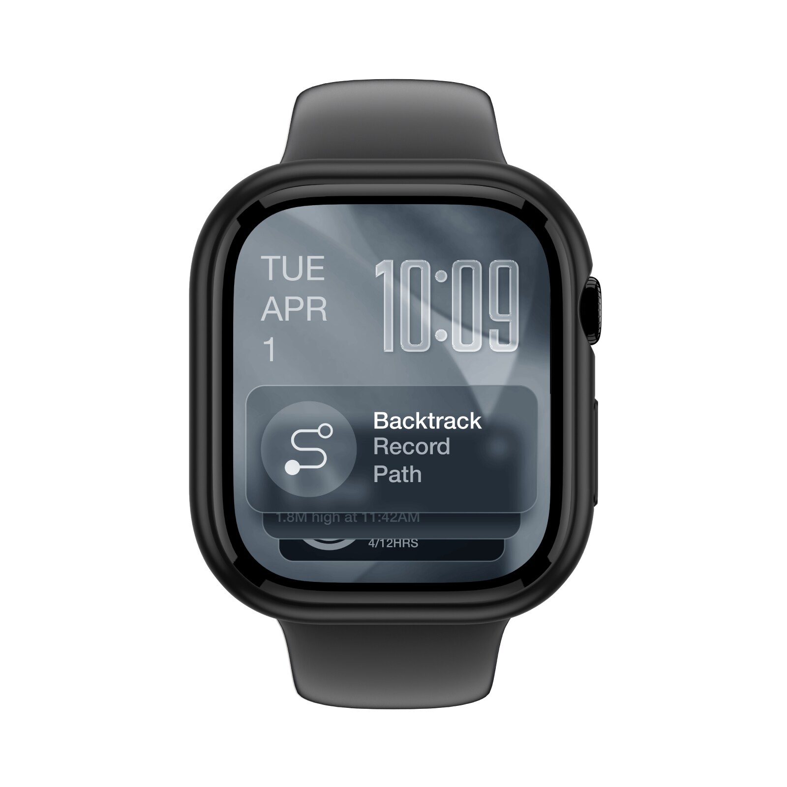 AmazingThing Minimaalinen suojakotelo Apple Watch Series 11 46mm - musta - musta