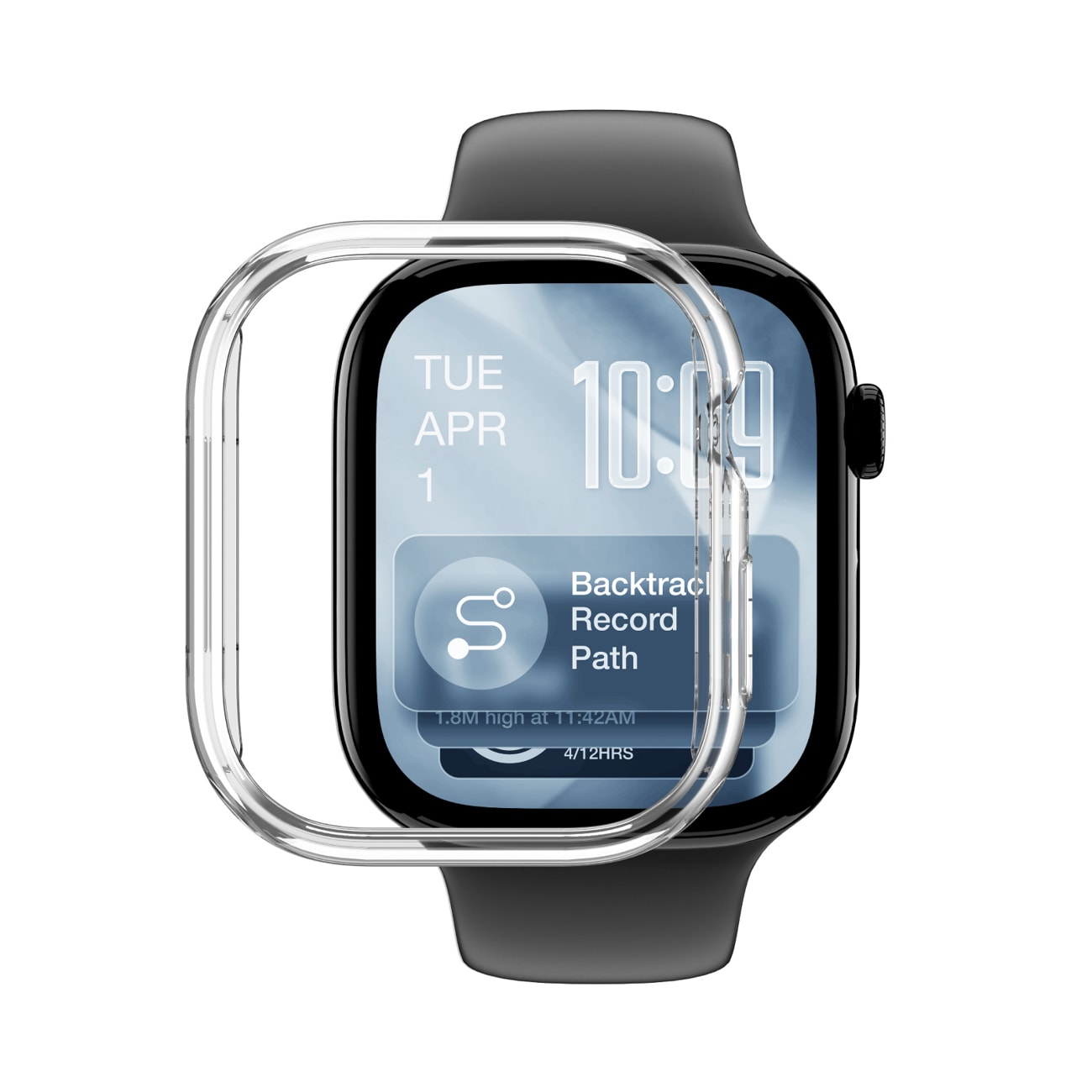 AmazingThing Minimaalinen suojakotelo Apple Watch Series 11 42mm - Kirkas