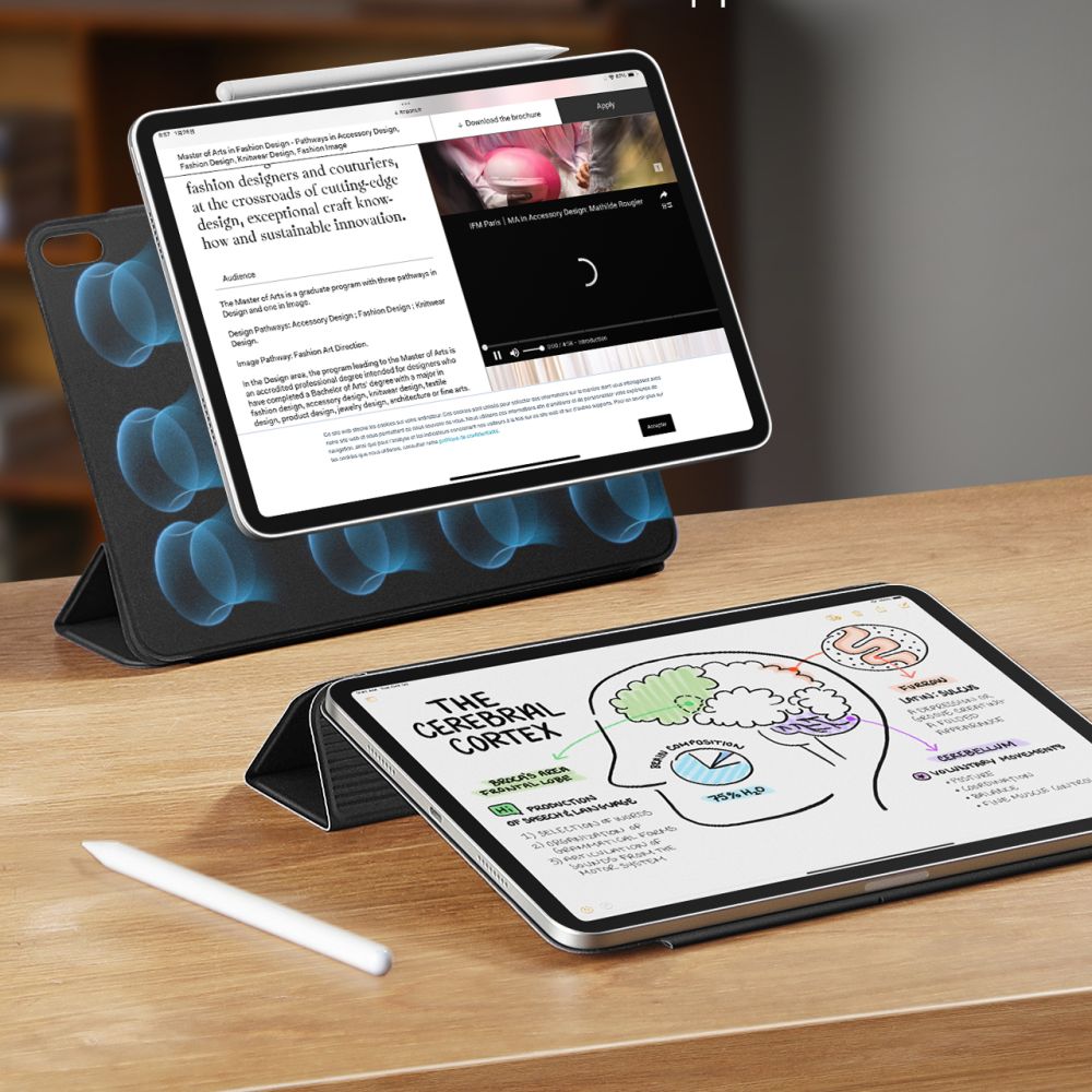ESR Rebound Magnetic Suojakotelo iPadille | Magneettikiinnitys, Jalustatoiminto ja Kynäpidike