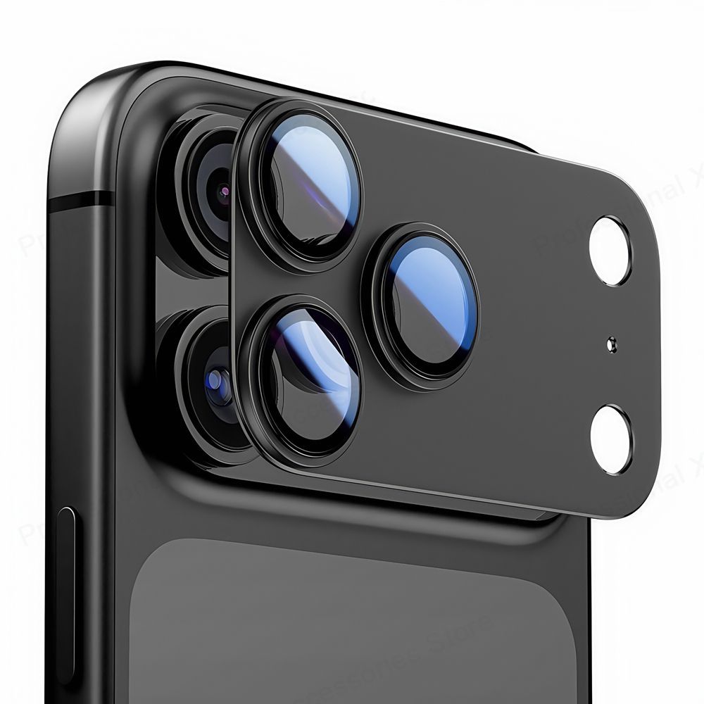 Tech-Protect Camfull Fit+ kameran objektiivilasi iPhone 17 Pro - laivastonsininen - laivastonsininen