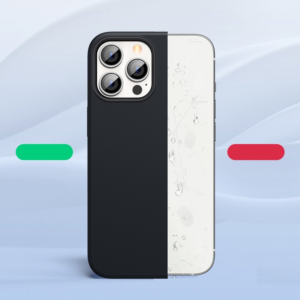 Ugreen Suojaava silikoni kotelo kumi joustava silikoni tapauksessa kansi iPhone 13 Pro Max musta