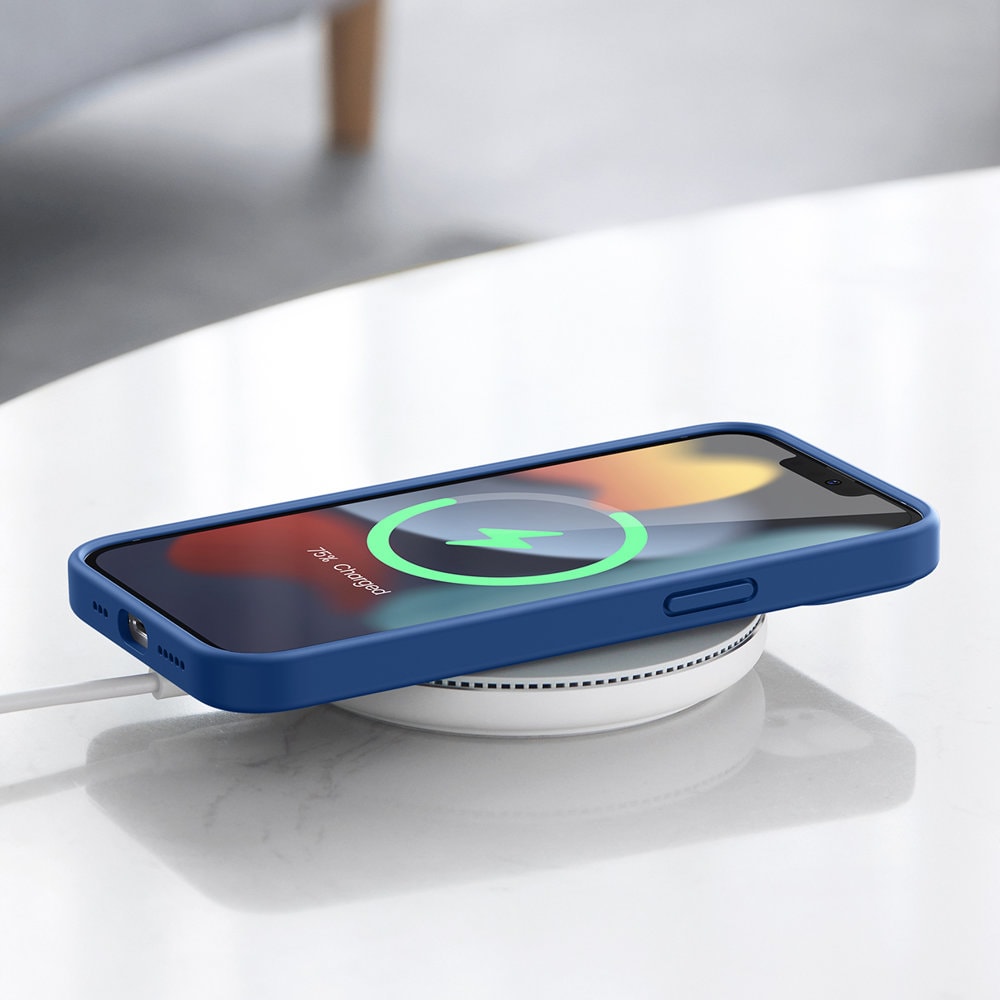 Ugreen Suojaava silikoni kotelo kumi joustava silikoni tapauksessa kansi iPhone 13 Pro Max sininen