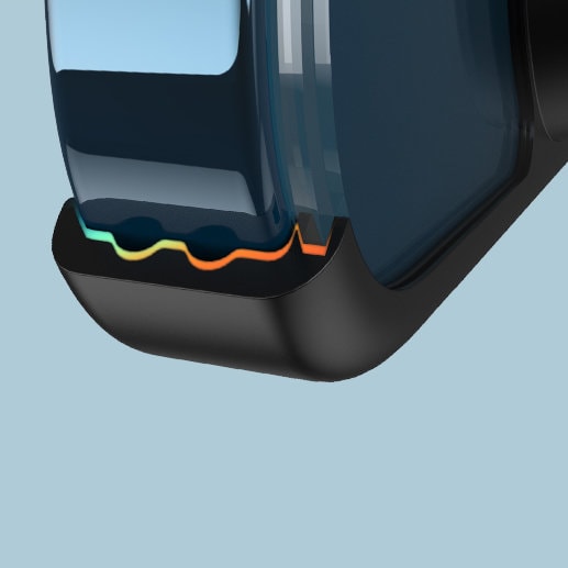 Ugreen Fusion Kickstand -kotelo iPhone 13 Pro: kova suojus geelikehyksellä ja jalustalla, musta