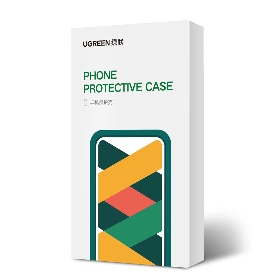Ugreen Fusion Kickstand -kotelo iPhone 13 Pro: kova suojus geelikehyksellä ja jalustalla, musta