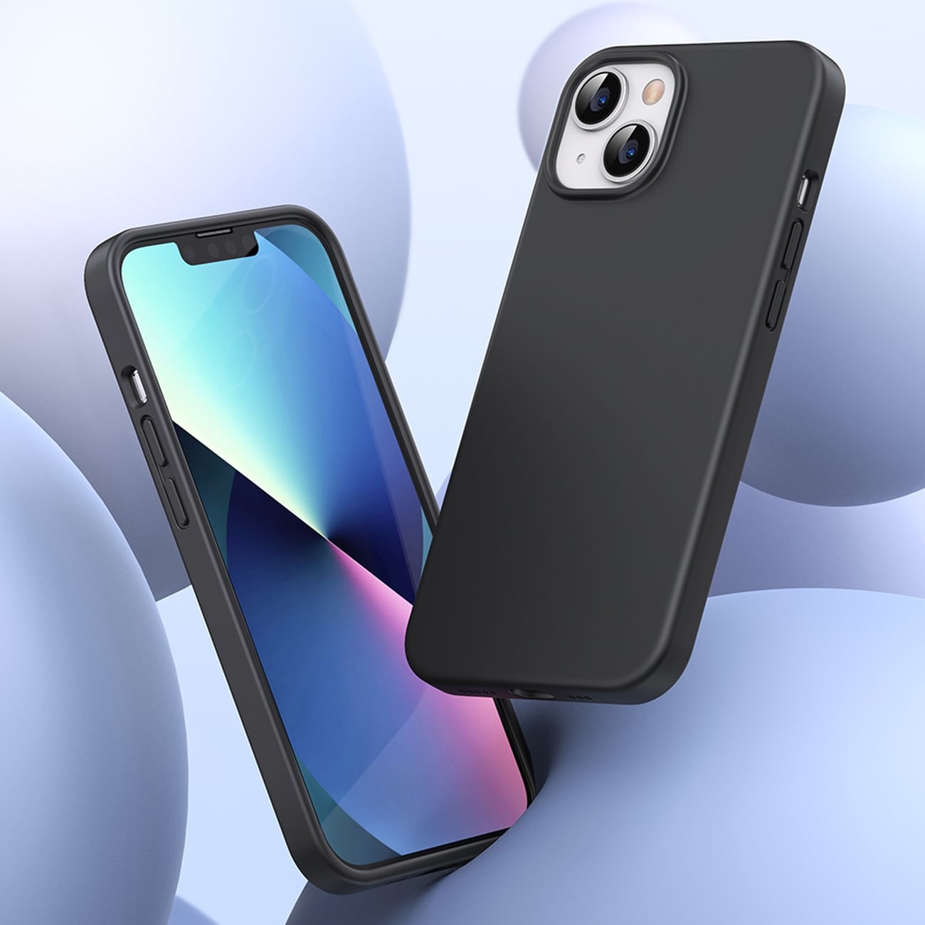 Ugreen LP626 Silky Silikoni Suojakotelo iPhone 14 Plus Musta (90920)