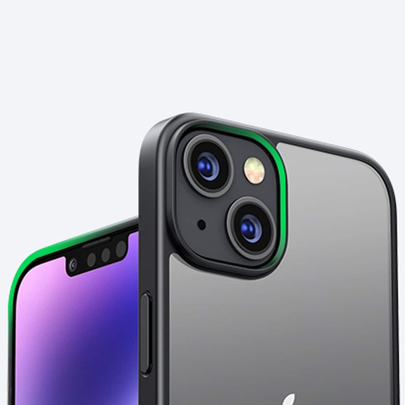 Ugreen LP634 Kickstand Kova Suojakotelo Geelirungolla ja Jalustalla iPhone 14 Plus (90925)