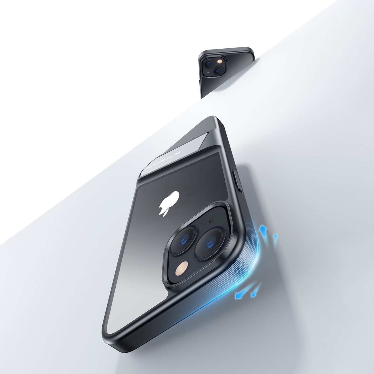 Ugreen LP634 Kickstand Kova Suojakotelo Geelirungolla ja Jalustalla iPhone 14 Plus (90925)
