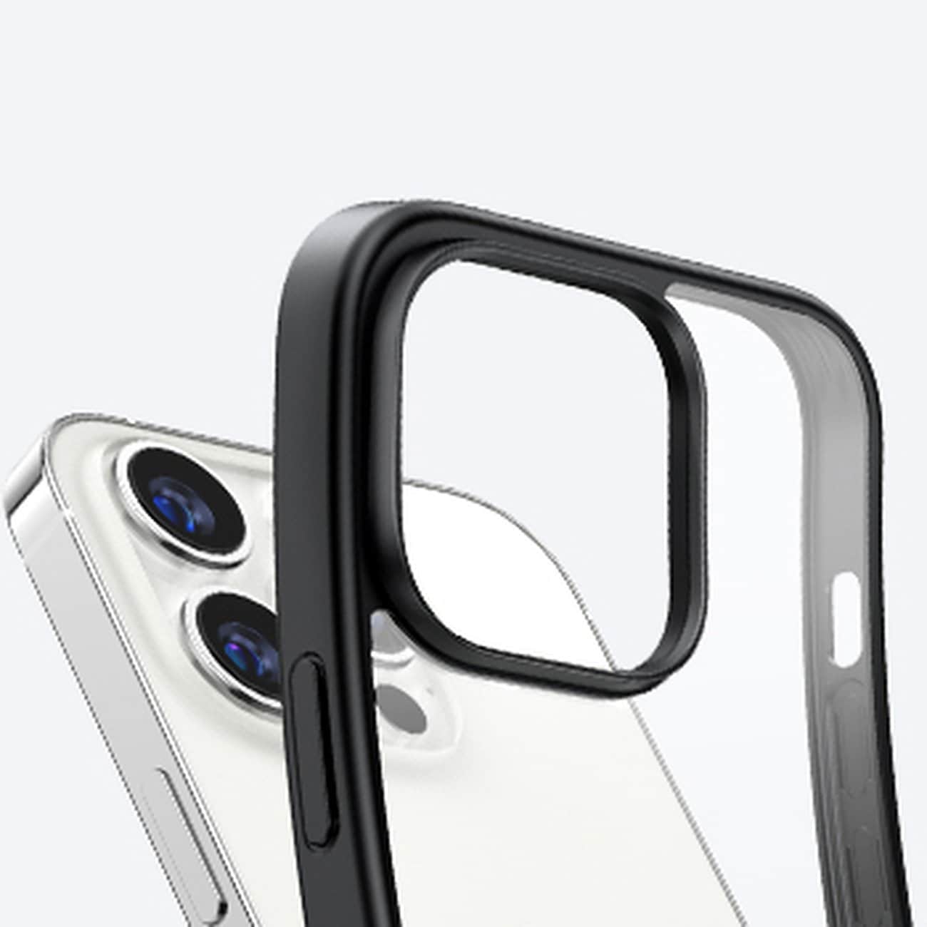 Ugreen LP635 Kickstand Kova Suojakotelo iPhone 14 Pro:lle Musta (90926) Geelikehys, jalusta