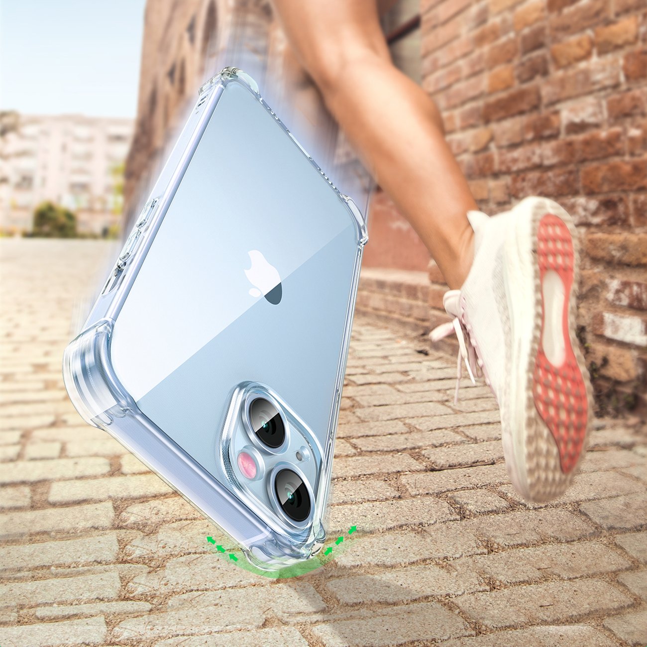 Ugreen Geeli kirkas tyyny suojakotelo iPhone 14 Plus läpinäkyvä (LP602)