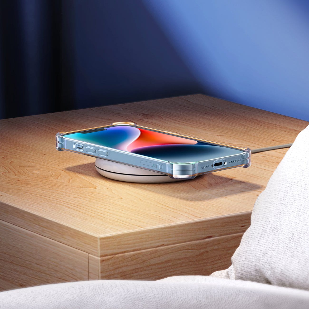 Ugreen Geeli kirkas tyyny suojakotelo iPhone 14 Plus läpinäkyvä (LP602)