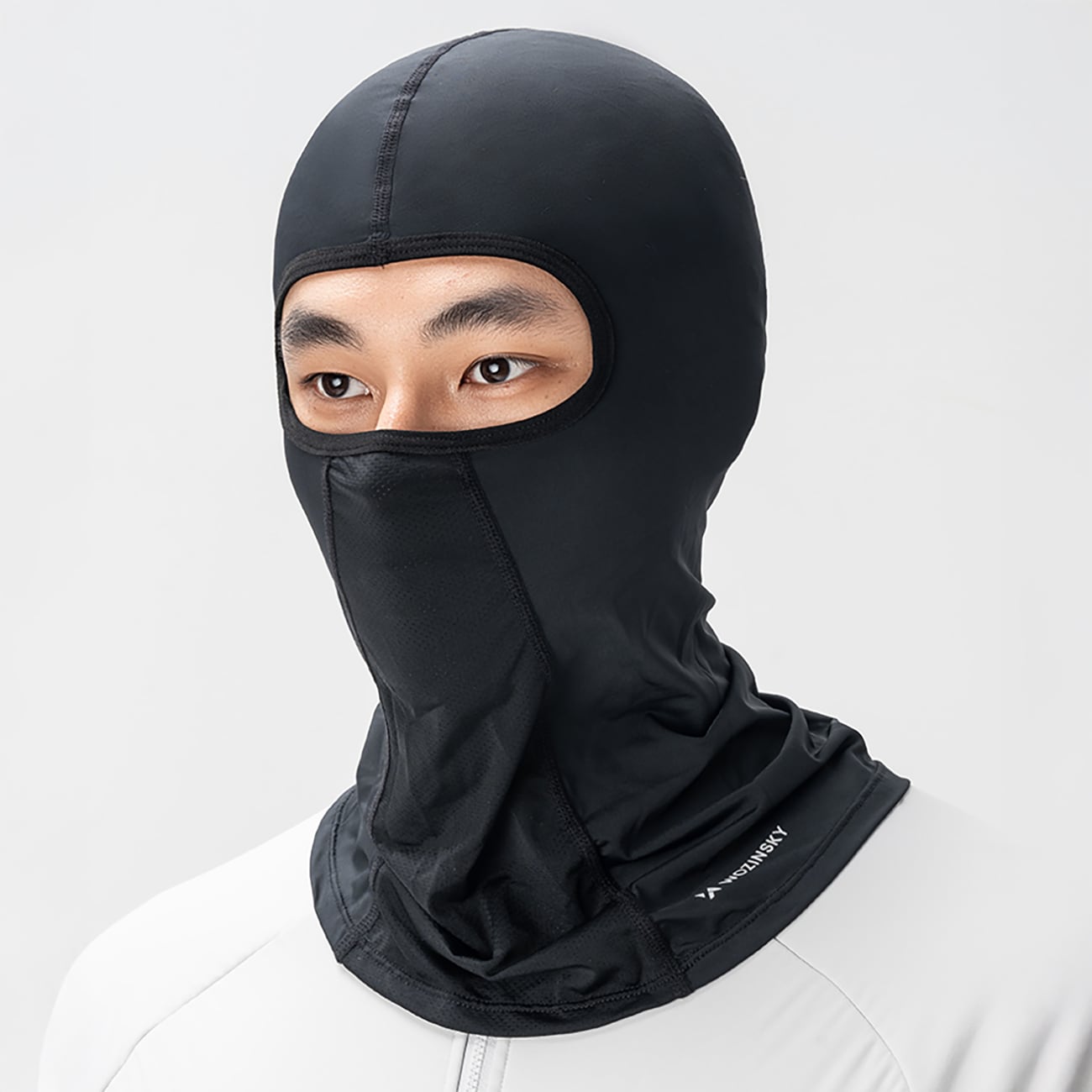Wozinsky WKM-01B kasvonaamari moottoripyöräily polkupyörä balaclava - musta