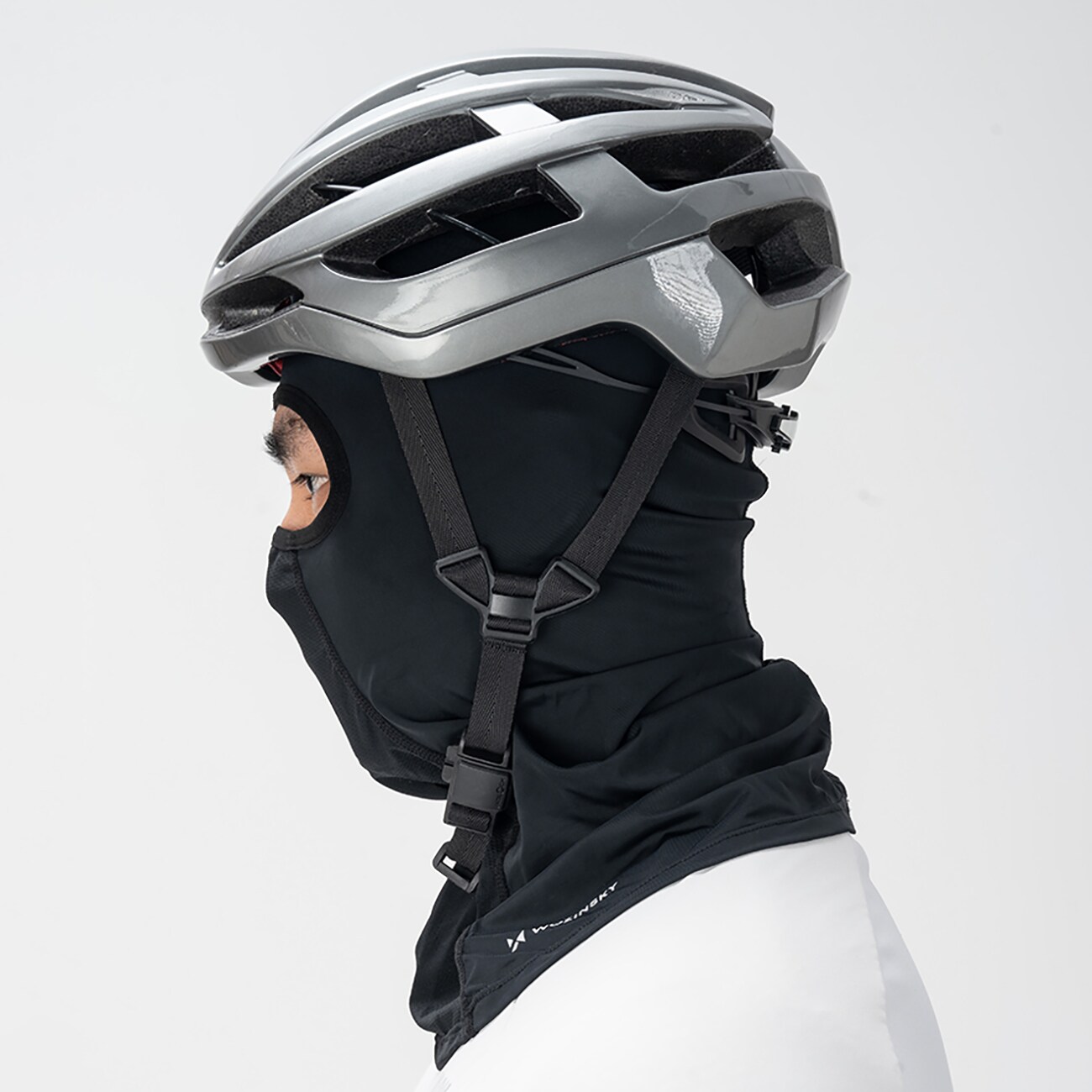 Wozinsky WKM-01B kasvonaamari moottoripyöräily polkupyörä balaclava - musta