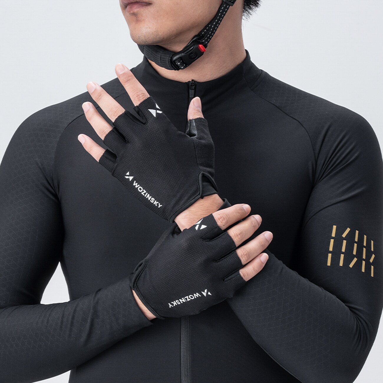 Wozinsky WRR-01XL Pyöräilykäsineet Koko XL - Musta