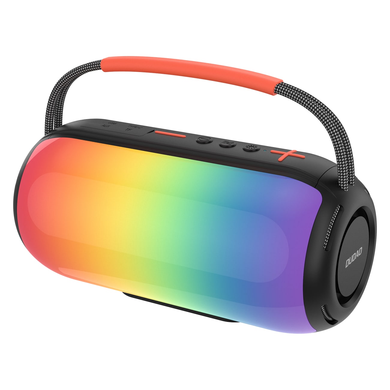 Dudao Langaton kaiutin Y21 RGB-taustavalolla Bluetooth 5.3 - musta