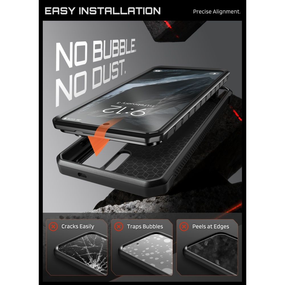 Supcase Unicorn Beetle Pro Mag Mag MagSafe 2-sarjainen kotelo Samsung Galaxy S26 Ultra - musta