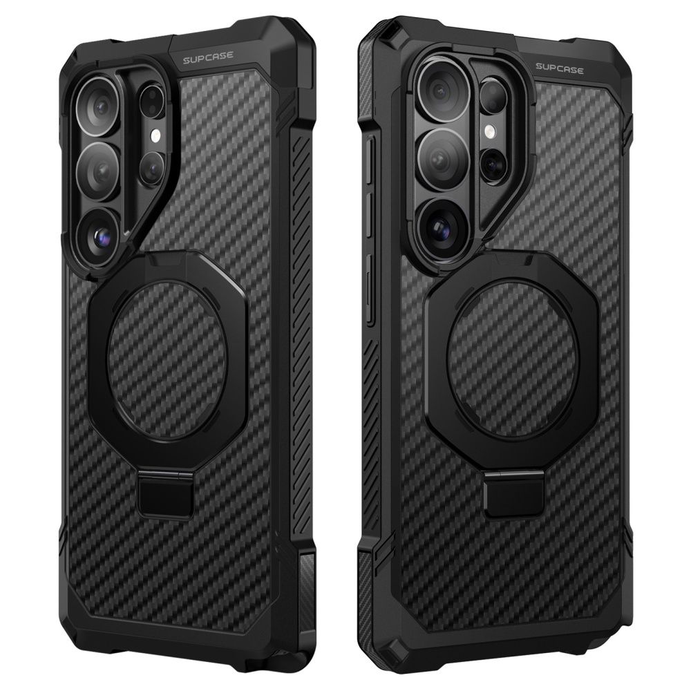 Supcase UB Grip Mag MagSafe kotelo Samsung Galaxy S26 Ultra - musta