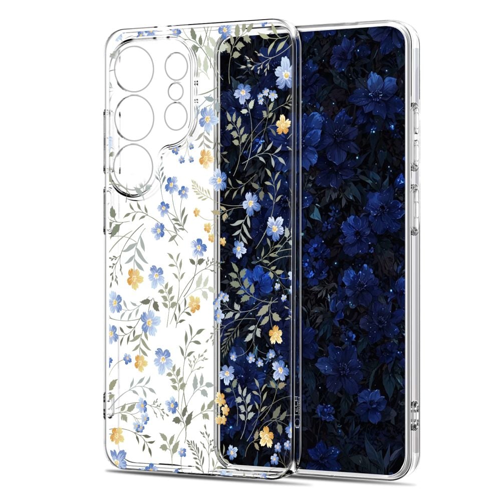 Tech-Protect FlexAir kotelo Samsung Galaxy S26 Ultra - värikkäitä kukkia varten