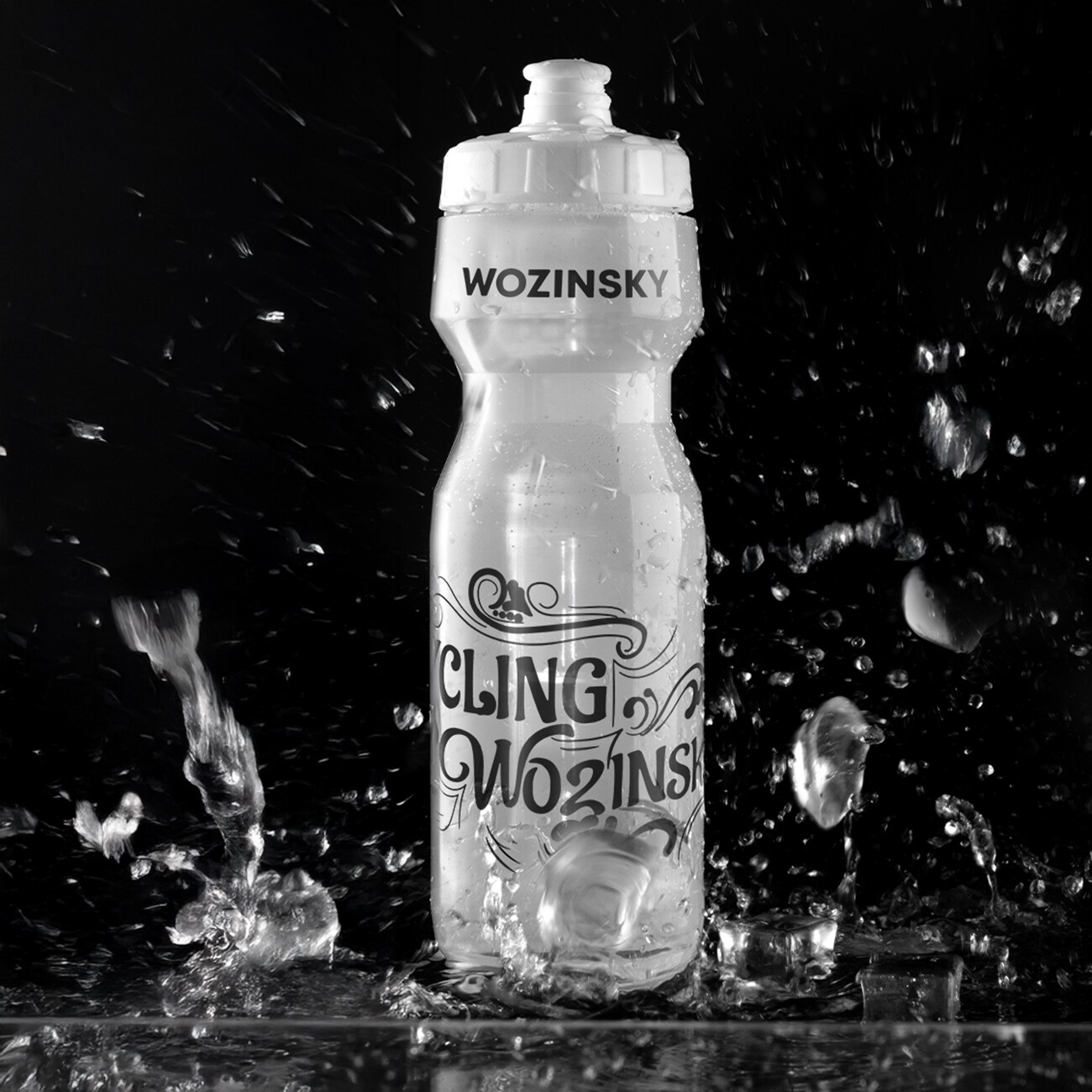 Wozinsky WBR-01T 750ml polkupyöräpullo - läpinäkyvä