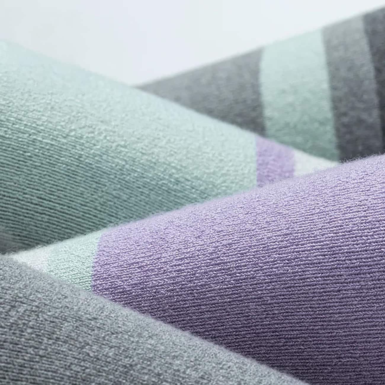 Qunature 037202 hiihtosukat kokoa 43-48 (L/XL) - violetti-vihreä