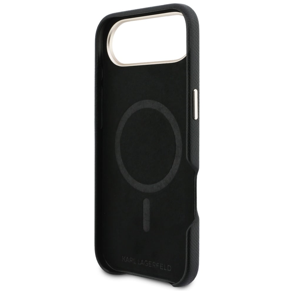 Karl Lagerfeld Karl Head Logo MagSafe Case for iPhone Air - Musta
