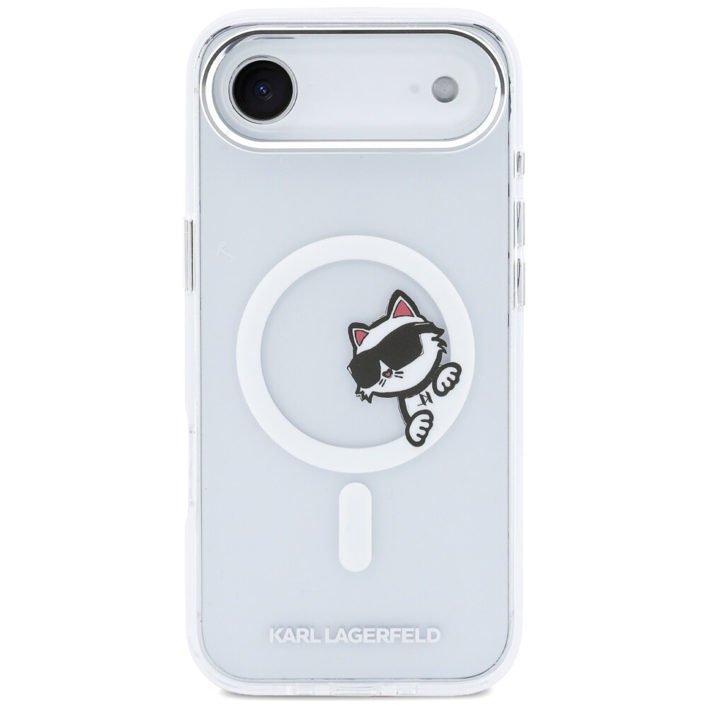 Karl Lagerfeld IML Peekaboo MagSafe tapauksessa iPhone Air - Kirkas