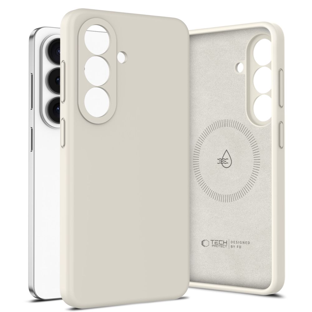 Tech-Protect silikoni MagSafe kotelo Samsung Galaxy S26+ - Beige