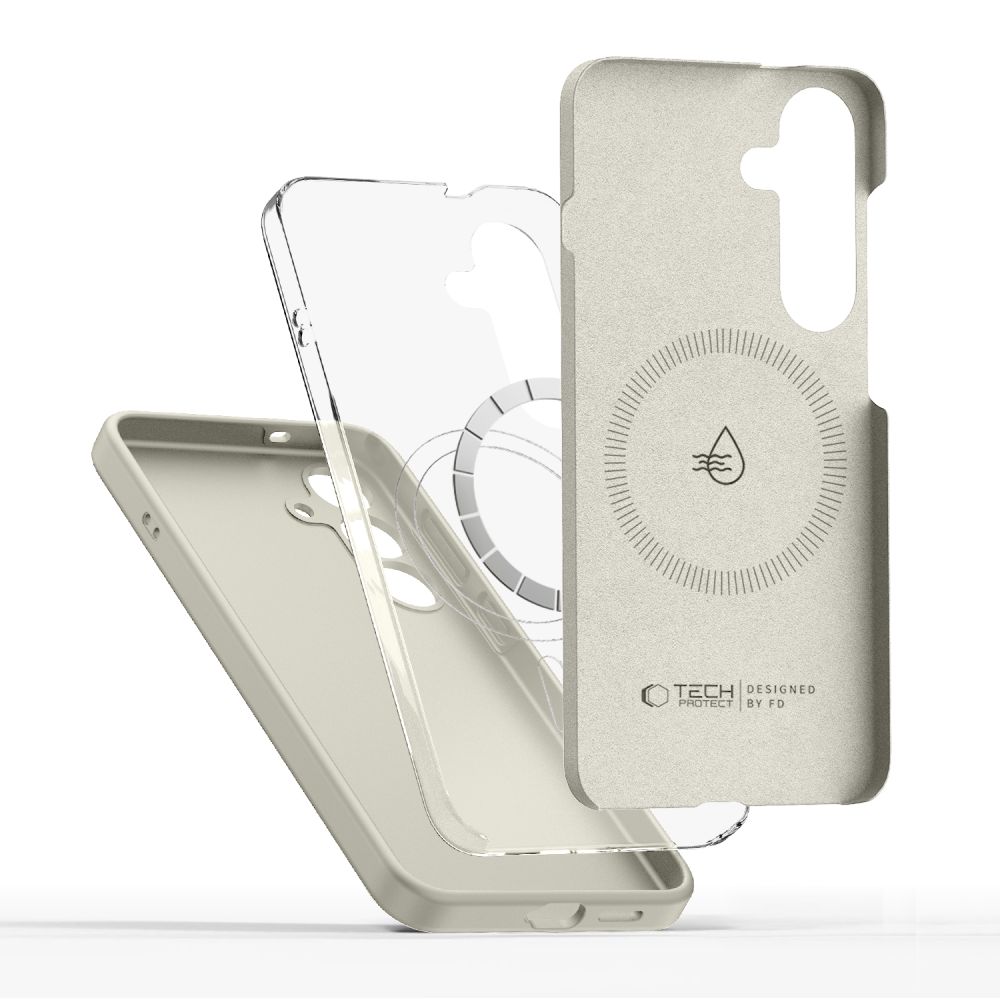 Tech-Protect silikoni MagSafe kotelo Samsung Galaxy S26+ - Beige