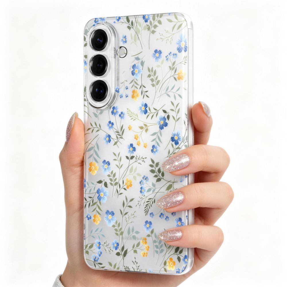 Tech-Protect FlexAir kotelo Samsung Galaxy S26 - värikkäitä kukkia varten