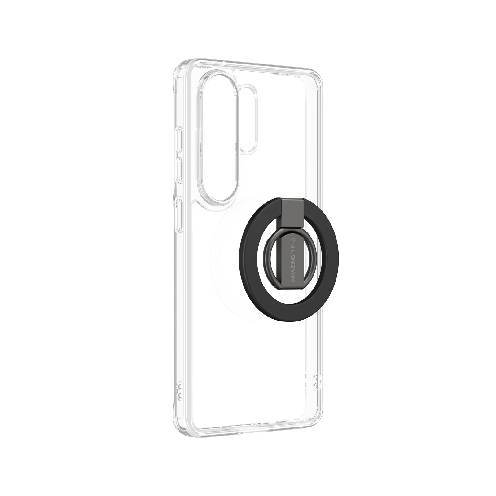 AmazingThing Minimal Ring Set Case for Samsung S26 Ultra - läpinäkyvä
