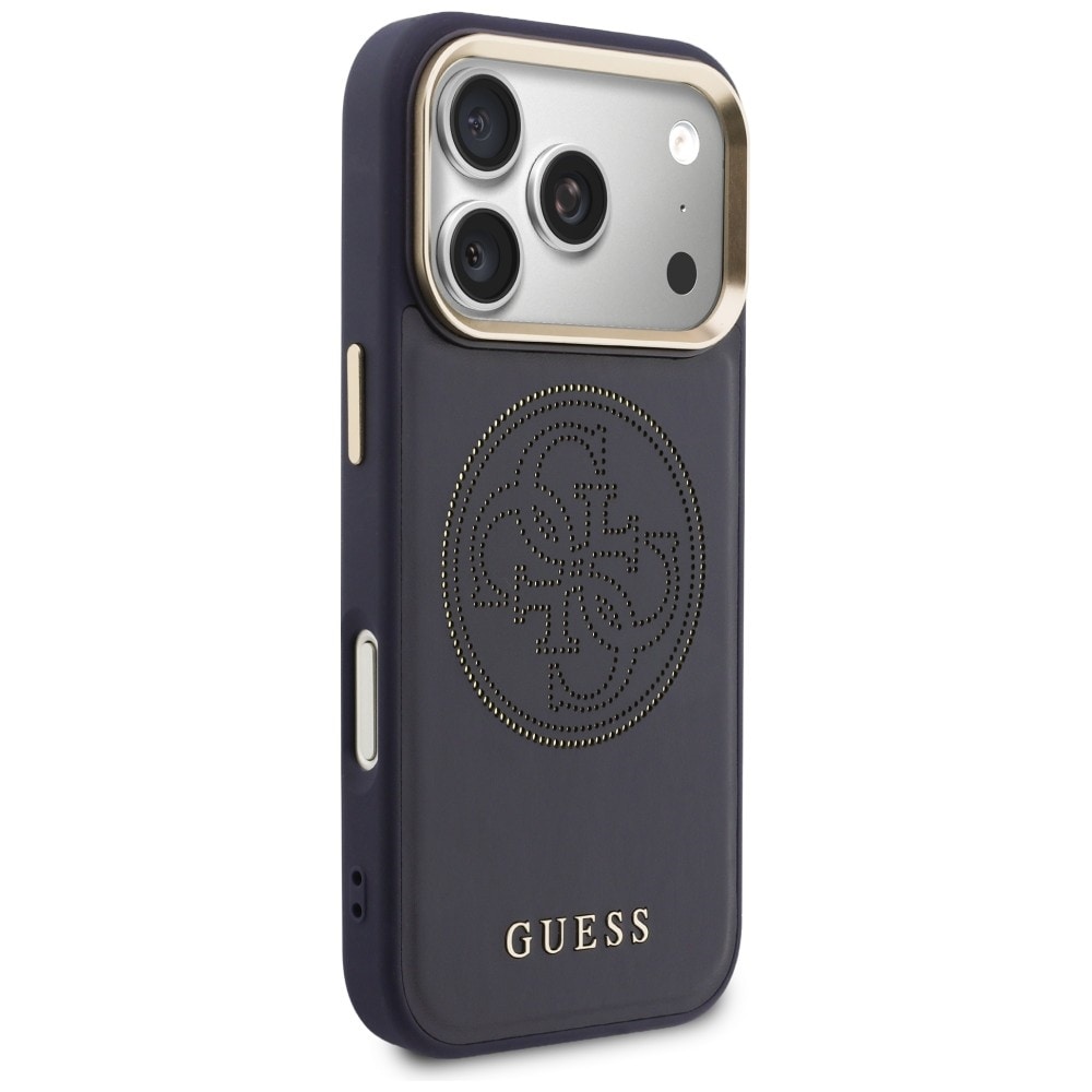 Guess Rei'itetty 4G MagSafe -kotelo iPhone 17 Pro:lle - sininen
