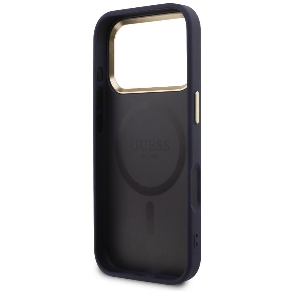 Guess Rei'itetty 4G MagSafe -kotelo iPhone 17 Pro:lle - sininen