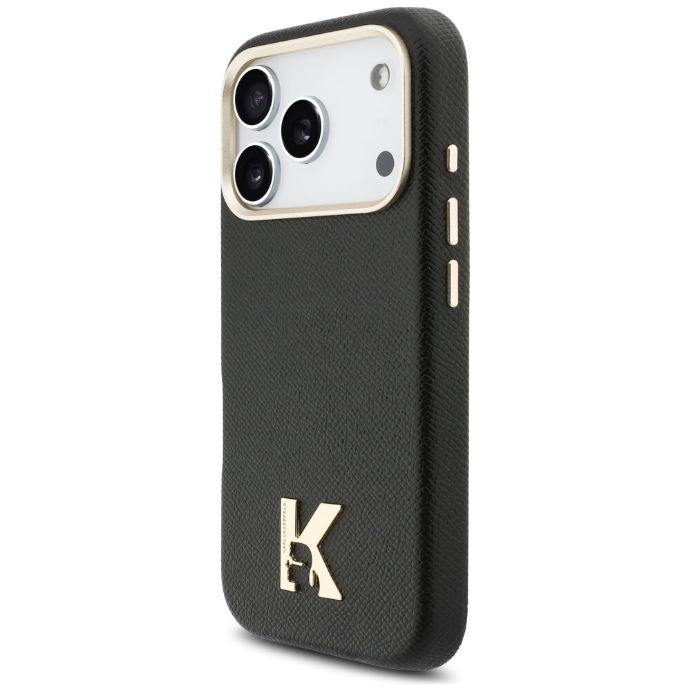 Karl Lagerfeld Karl Head -logo MagSafe-kotelo iPhone 17 Pro - musta